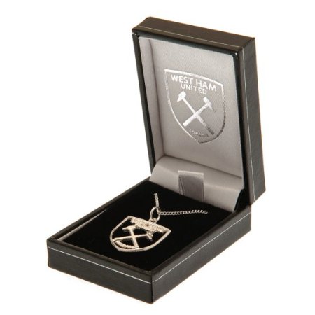(image for) West Ham United FC Sterling Silver Pendant & Chain CR