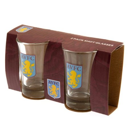 (image for) Aston Villa FC 2pk Shot Glass Set