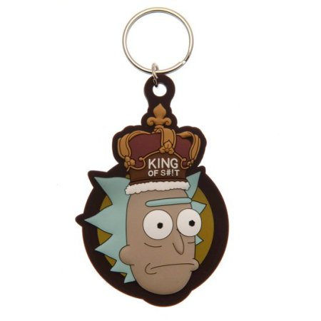 (image for) Rick And Morty PVC Keyring King Rick