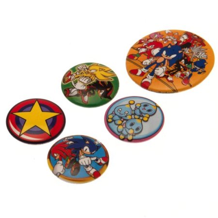 (image for) Sonic The Hedgehog Button Badge Set