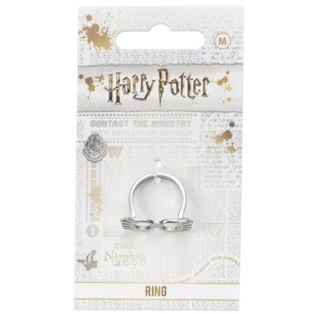 (image for) Harry Potter Stainless Steel Ring Luna Glasses Large