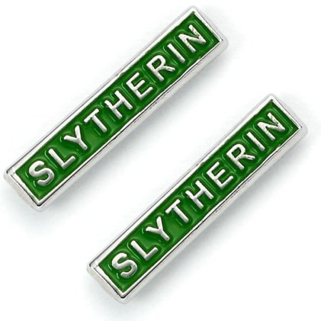 (image for) Harry Potter Silver Plated Earring Set Slytherin