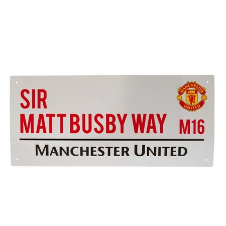 (image for) Manchester United FC Sir Matt Busby Way Street Sign