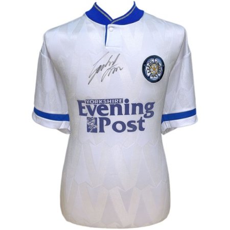 (image for) Leeds United FC 1992 Strachan Signed Shirt