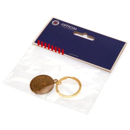 (image for) Rangers FC Antique Gold Ready Crest Keyring