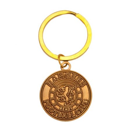 (image for) Rangers FC Antique Gold Ready Crest Keyring