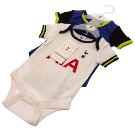 (image for) Tottenham Hotspur FC 2 Pack Bodysuit 0-3 Mths LG