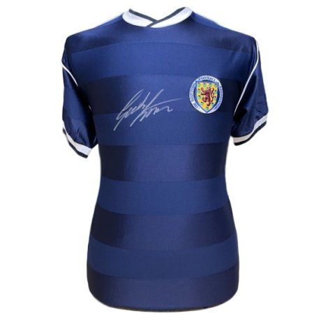 (image for) Scottish FA 1986 Strachan Signed Shirt