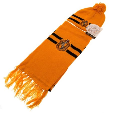 (image for) Harry Potter Junior Beanie & Scarf Hufflepuff