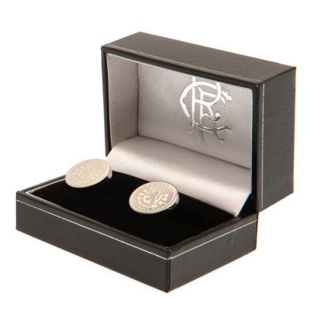 (image for) Rangers FC Stainless Steel Formed Ready Crest Cufflinks