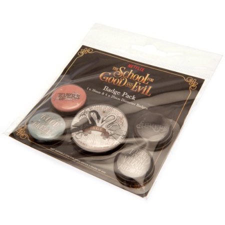 (image for) The School For Good & Evil Button Badge Set