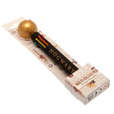 (image for) Harry Potter Multi Coloured Pen Golden Snitch