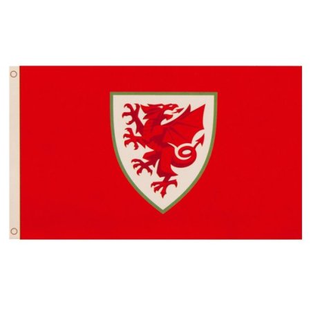 (image for) FA Wales Core Crest Flag