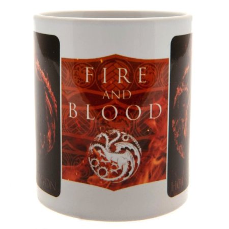 (image for) House Of The Dragon Mug Fire And Blood