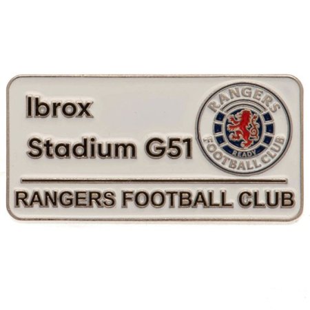 (image for) Rangers FC Street Sign Badge