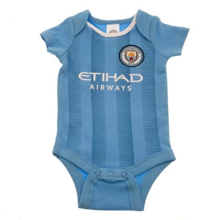 (image for) Manchester City FC 2 Pack Bodysuit 0/3 mths ES