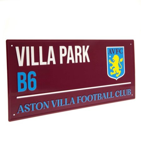 (image for) Aston Villa FC Colour Street Sign