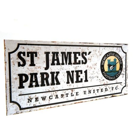 (image for) Newcastle United FC Retro Street Sign