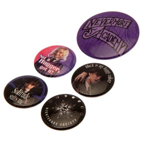 (image for) Wednesday Button Badge Set
