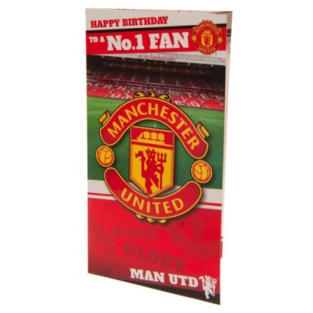 (image for) Manchester United FC No. 1 Fan Birthday Card