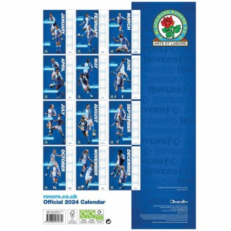 (image for) Blackburn Rovers FC A3 Calendar 2024
