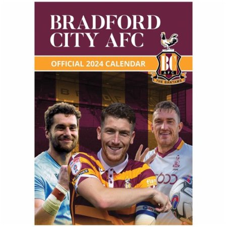 (image for) Bradford City AFC A3 Calendar 2024