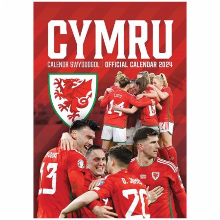(image for) FA Wales A3 Calendar 2024