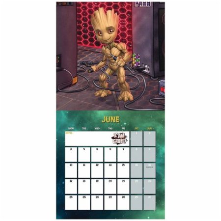 (image for) Marvel Square Calendar 2024 Groot