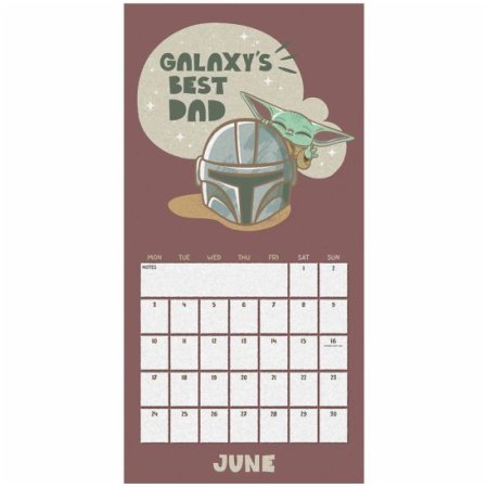 (image for) Star Wars: The Mandalorian Square Calendar 2024 Grogu