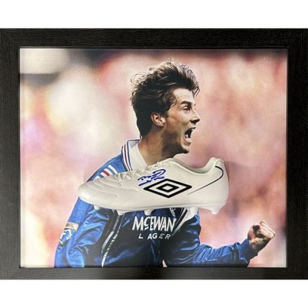(image for) Rangers FC Laudrup Signed Boot (Framed)