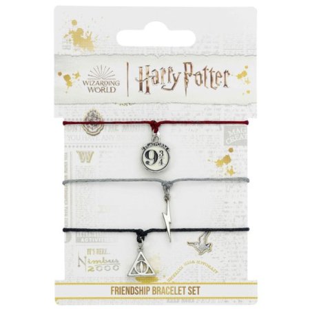 (image for) Harry Potter Friendship Bracelet Set Deathly Hallows