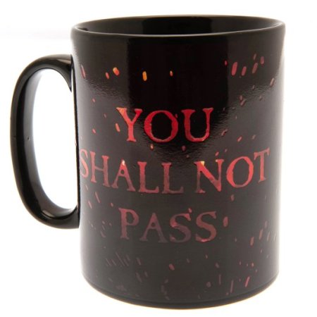 (image for) The Lord Of The Rings Heat Changing Mega Mug Shall Not Pass