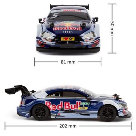 (image for) Audi DTM Blue Red Bull Radio Controlled Car 1:24 Scale