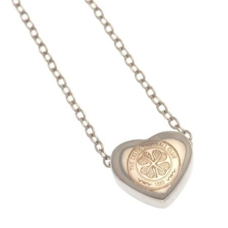 (image for) Celtic FC Stainless Steel Heart Necklace