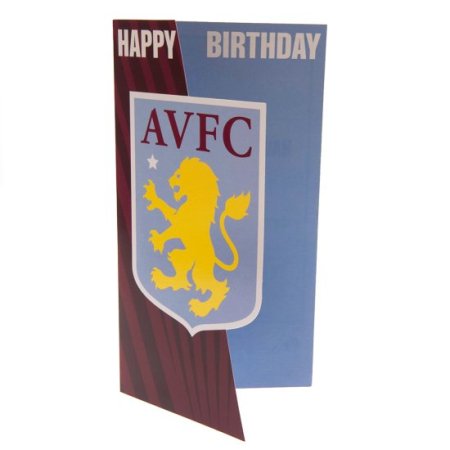 (image for) Aston Villa FC Crest Birthday Card