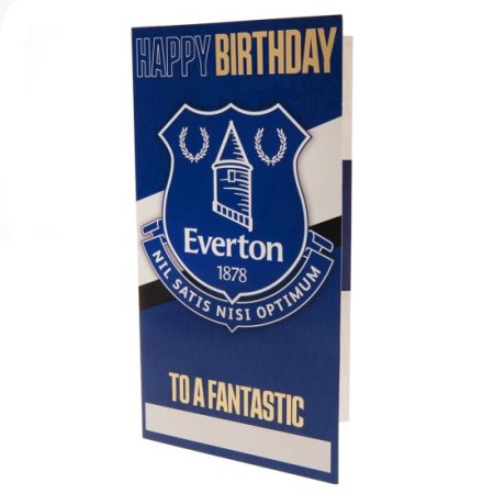 (image for) Everton FC Personalised Birthday Card