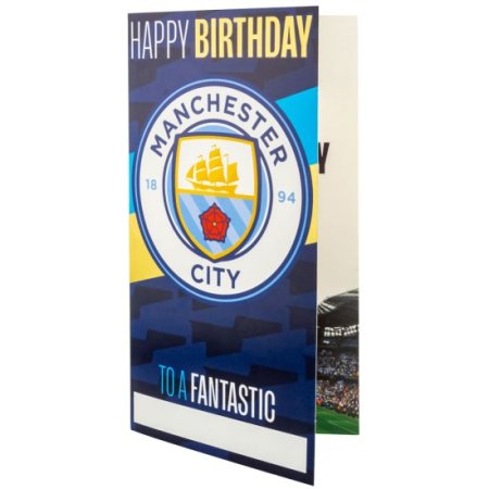 (image for) Manchester City FC Personalised Birthday Card