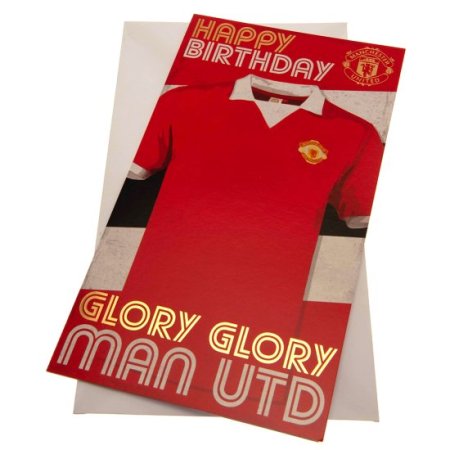 (image for) Manchester United FC Retro Shirt Birthday Card