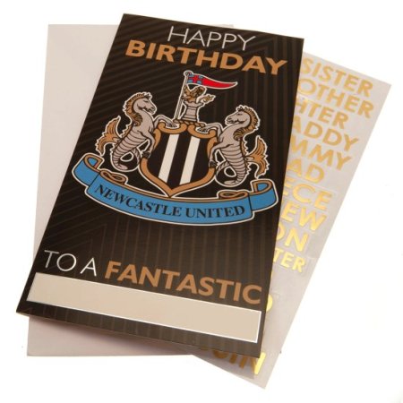 (image for) Newcastle United FC Personalised Birthday Card