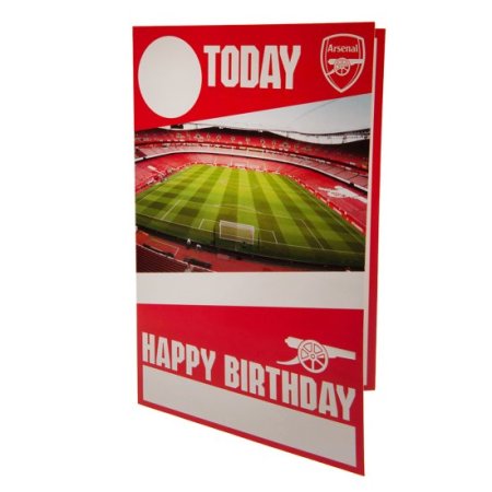 (image for) Arsenal FC Birthday Card With Stickers