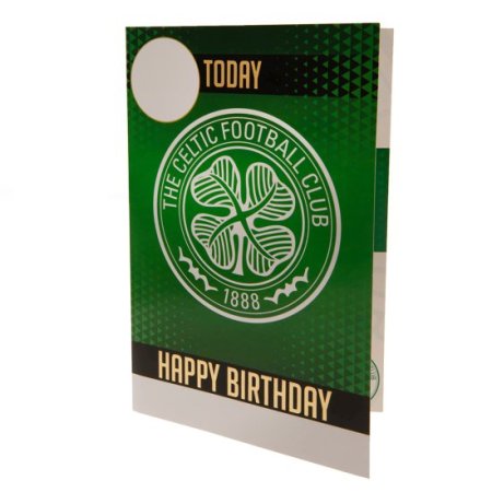 (image for) Celtic FC Birthday Card With Stickers