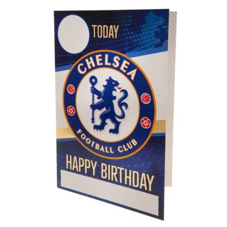 (image for) Chelsea FC Birthday Card With Stickers