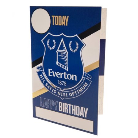 (image for) Everton FC Birthday Card With Stickers