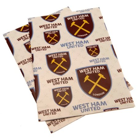 (image for) West Ham United FC Text Gift Wrap