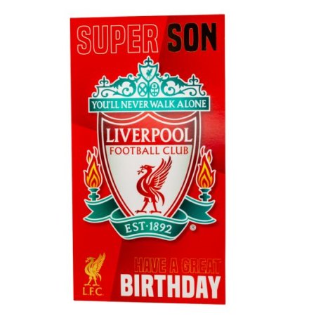 (image for) Liverpool FC Super Son Birthday Card