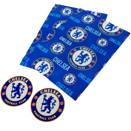 (image for) Chelsea FC Text Gift Wrap