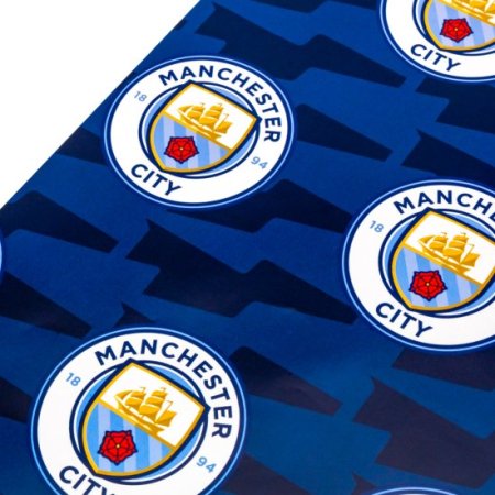 (image for) Manchester City FC Text Gift Wrap