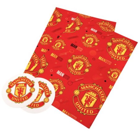 (image for) Manchester United FC Text Gift Wrap