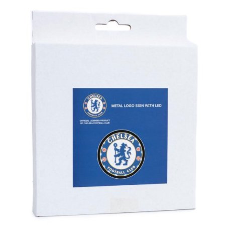 (image for) Chelsea FC Metal LED Logo Sign