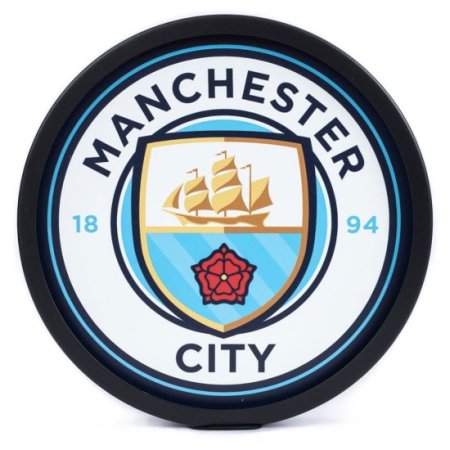 (image for) Manchester City FC Metal LED Logo Sign